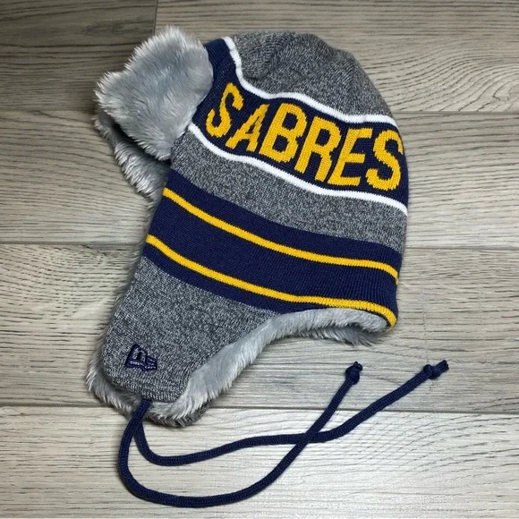 2 Buffalo Sabres NHL New Era Winter Hats Adult One Size Beanie Caps - Two Set - Picture 4 of 12